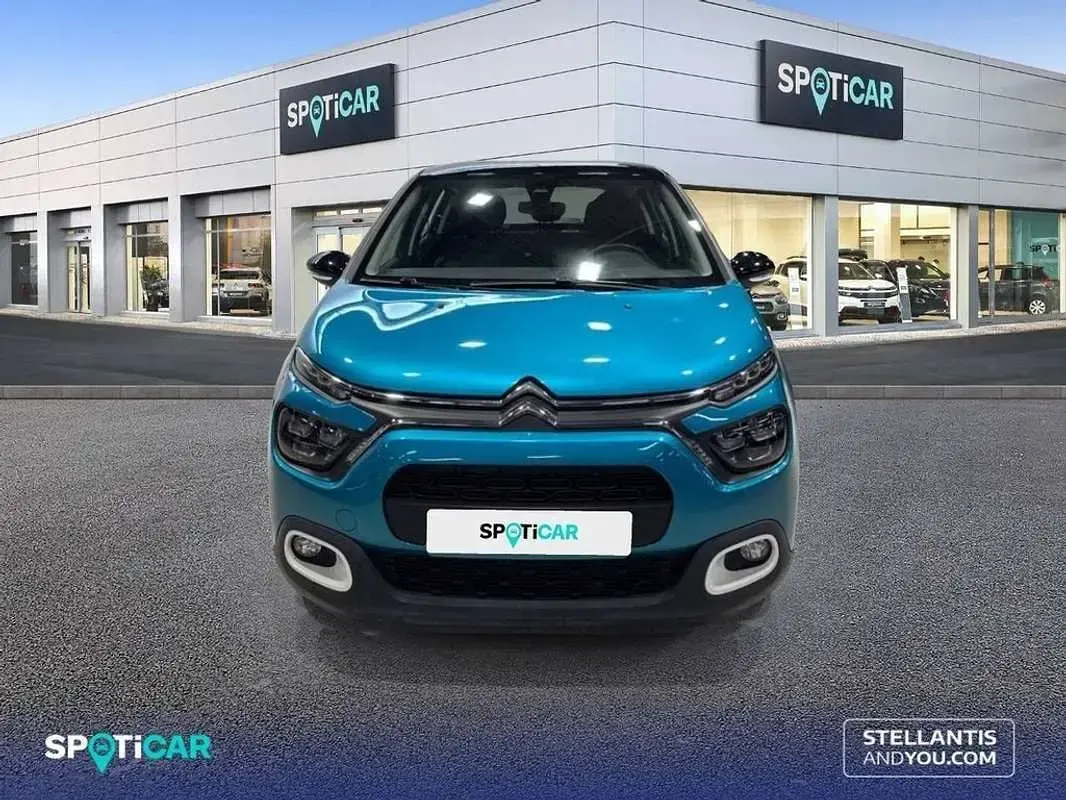 Usado Citroën C3 Feel 110 CV (80 kW) 2020 Azul Utilitario