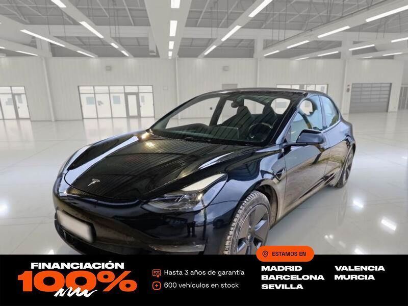Negro Usado 2021 Tesla Model 3 Berlina | 27.850 € (Precio justo) - Imagen 1/4