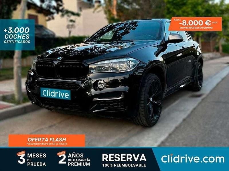 Negro Usado 2015 BMW X6 M50 SUV | 35.290 € (Precio justo) - Imagen 1/3