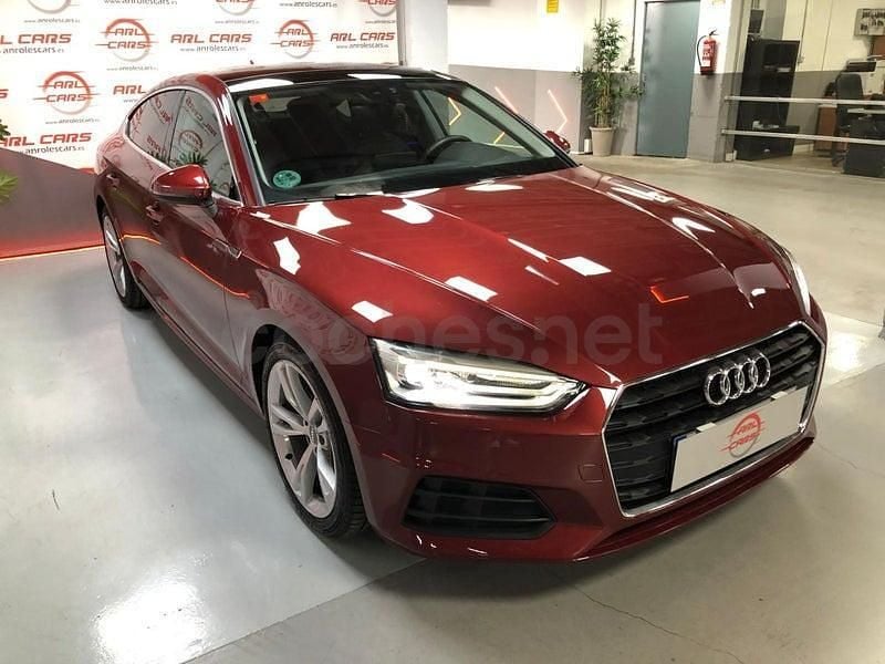 Usado Audi A5 Sportback 150 CV (110 kW) 2019 Rojo Utilitario