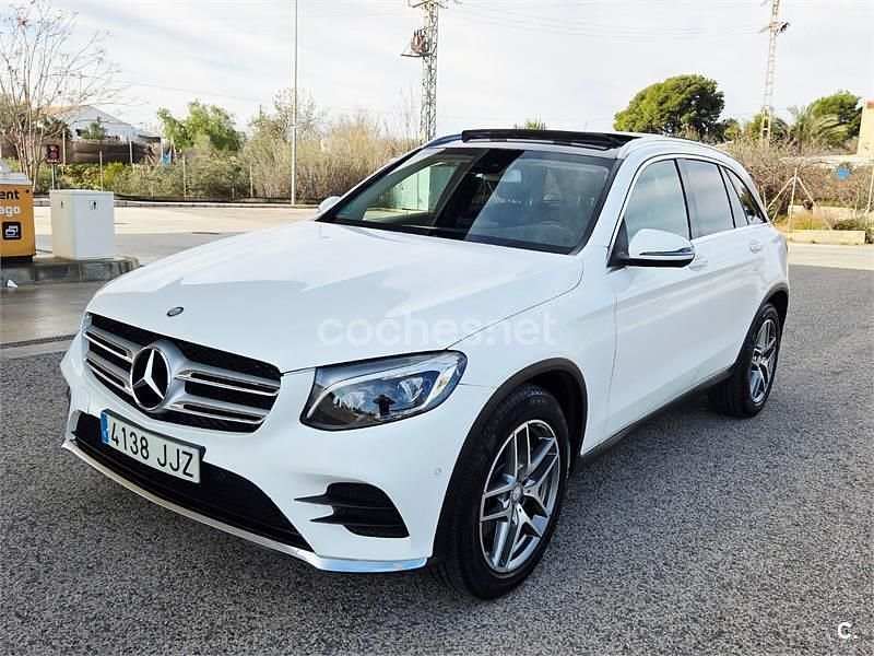 Blanco Usado 2015 Mercedes GLC250 AMG line SUV | 22.500 € (Precio justo) - Imagen 1/4