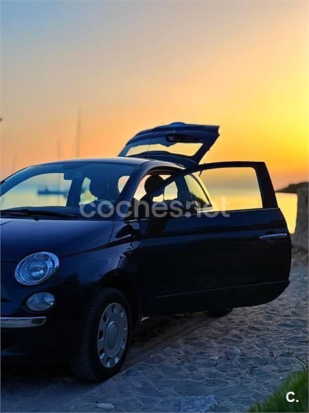 Usado Fiat 500 Lounge 69 CV (50 kW) 2010 Azul Berlina