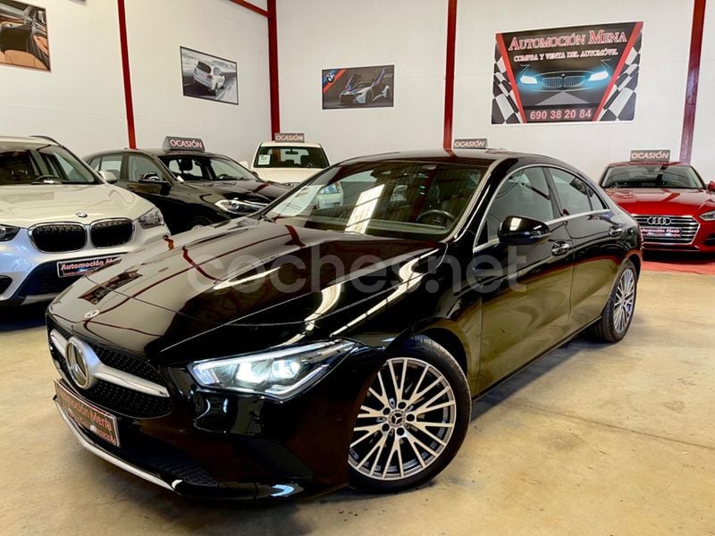 Negro Usado 2022 Mercedes CLA200 Berlina | 27.490 € (Buen precio) - Imagen 1/4