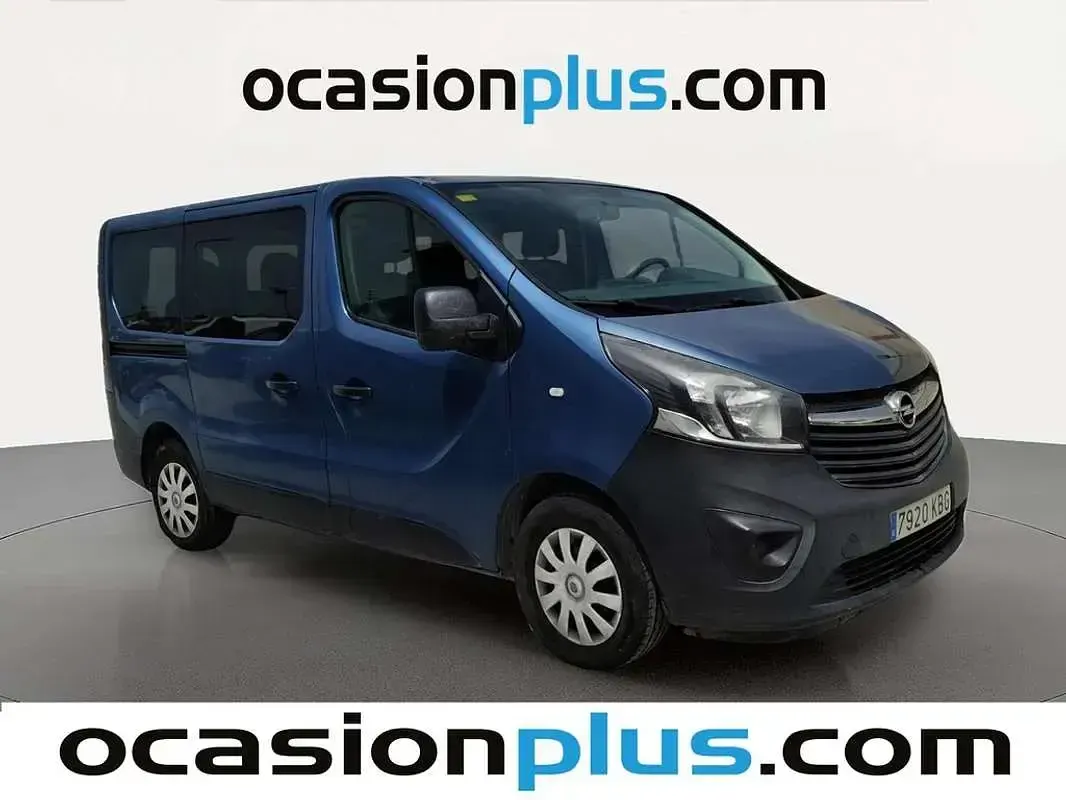 Usado Opel Vivaro S 125 CV (91 kW) 2017 Azul Monovolumen