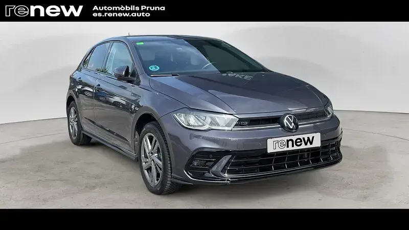 Usado VW Polo R-line 95 CV (69 kW) 2022 Gris Utilitario