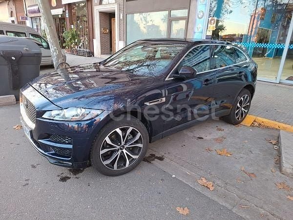 Usado Jaguar F-Pace Portfolio 240 CV (176 kW) 2018 Azul SUV