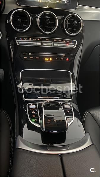 Usado Mercedes GLC220 170 CV (125 kW) 2018 Negro SUV