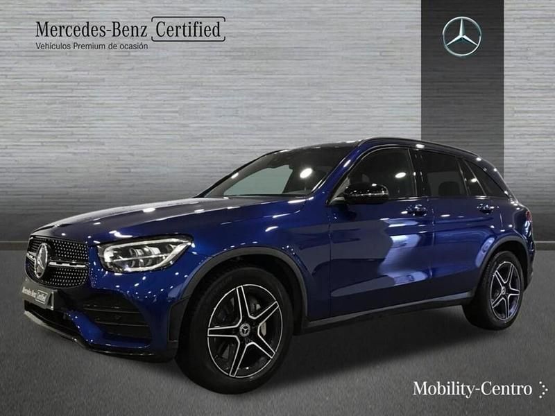 Azul brillante Usado 2020 Mercedes GLC200 AMG line SUV | 36.900 € (Precio justo) - Imagen 1/4
