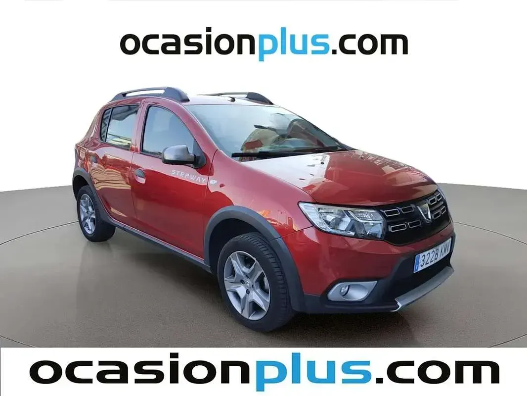 Usado Dacia Sandero Stepway Ambiance 90 CV (66 kW) 2018 Rojo Utilitario