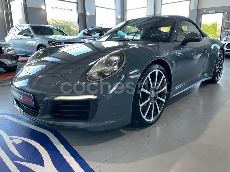 Azul Usado 2016 Porsche 911 Carrera 4S Cabriolet Descapotable | 98.890 € (Precio justo) - Imagen 1/4
