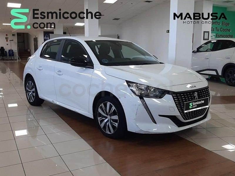 Usado Peugeot 208 Active 100 CV (73 kW) 2023 Blanco Utilitario