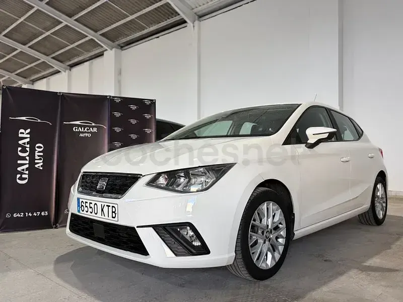 Usado Seat Ibiza Style 75 CV (55 kW) 2019 Blanco Utilitario