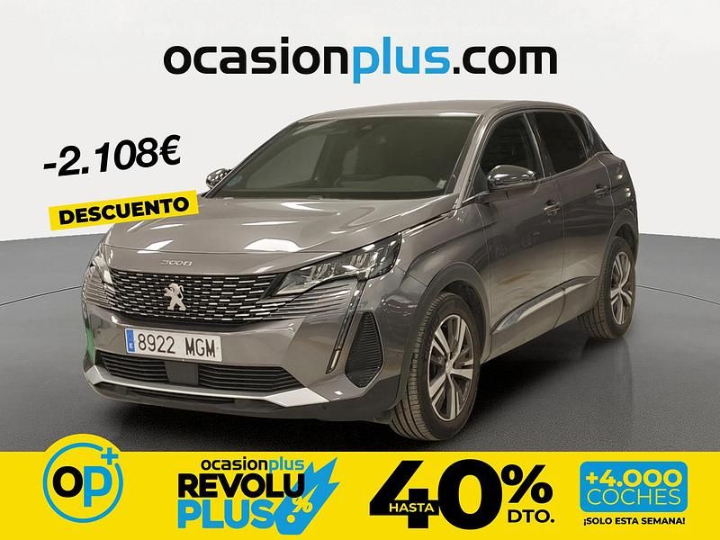 Usado Peugeot 3008 Allure 130 CV (95 kW) 2023 Gris SUV
