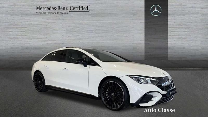 Usado Mercedes EQE350 AMG line 214 kW (292 CV) 2023 Blanco Berlina