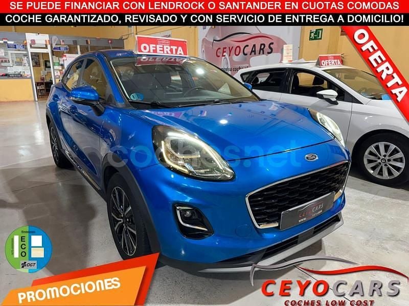 Azul Usado 2020 Ford Puma Gen-E Titanium SUV | 14.400 € (Caro) - Imagen 1/4