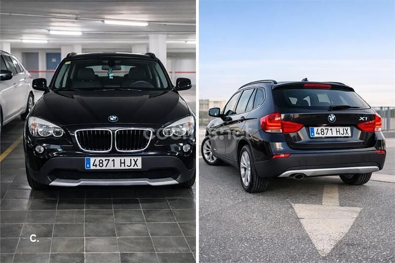 Negro Usado 2012 BMW X1 SUV | 9500 € (Buen precio) - Imagen 1/4