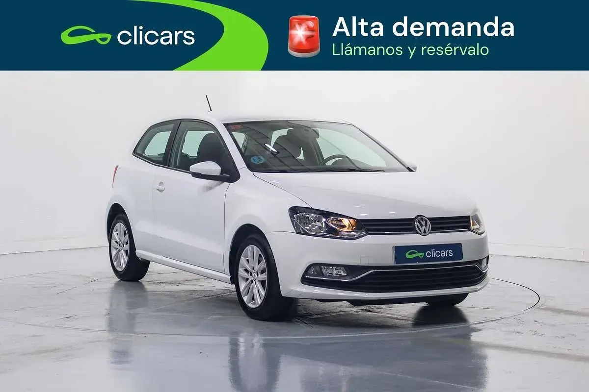 Usado VW Polo Advance 75 CV (55 kW) 2014 Blanco Utilitario