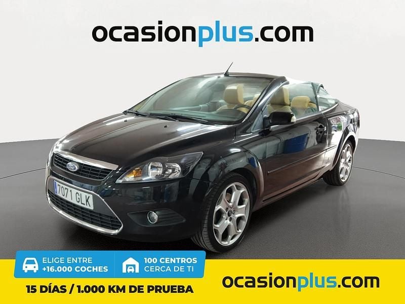 Negro Usado 2009 Ford Focus Cabriolet Titanium Descapotable | 7200 € (Precio justo) - Imagen 1/4