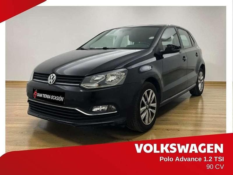 Usado VW Polo Advance 90 CV (66 kW) 2015 Negro Utilitario