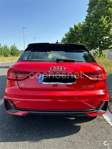 Usado Audi A1 Sportback S-Line 95 CV (69 kW) 2020 Rojo Utilitario