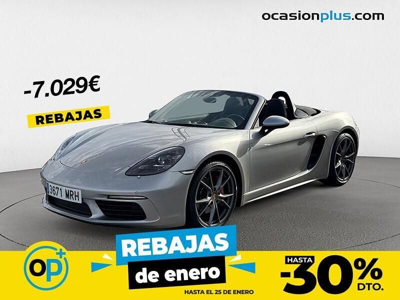 Plateado Usado 2017 Porsche Boxster S Descapotable | 62.500 € - Imagen 1/4