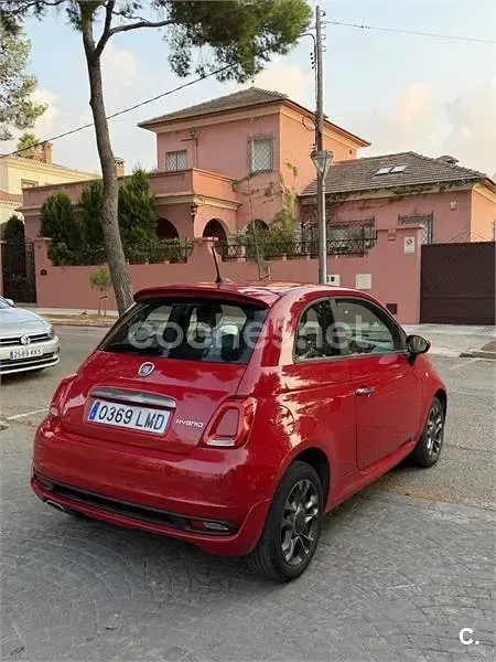 Usado Fiat 500 Sport 70 CV (51 kW) 2021 Rojo Berlina