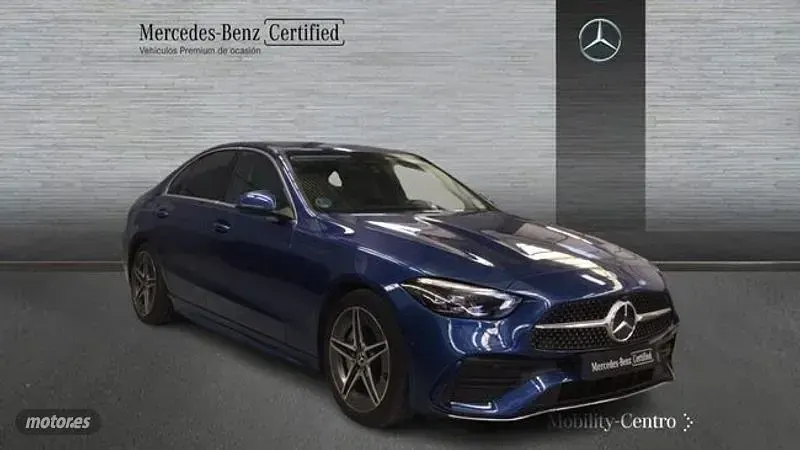 Usado Mercedes C200 204 CV (150 kW) 2021 Azul Berlina