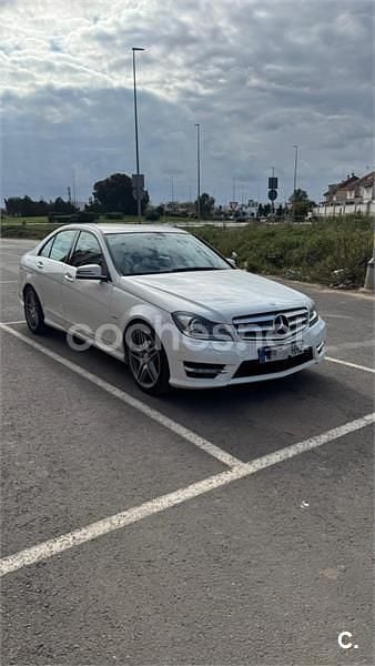 Usado Mercedes C250 Avantgarde 204 CV (150 kW) 2012 Blanco Berlina