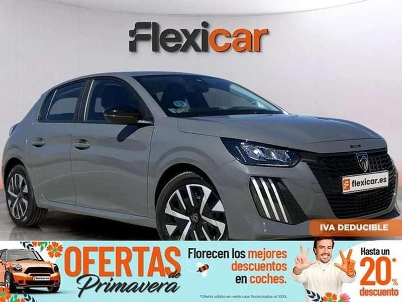 Usado Peugeot 208 Active 102 CV (75 kW) 2024 Gris Utilitario