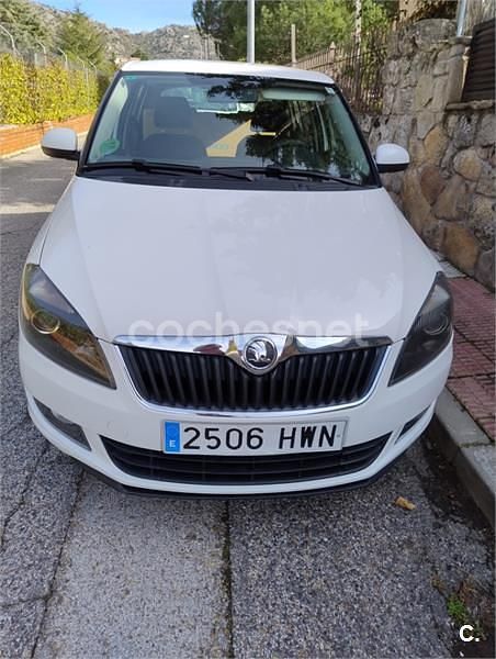 Usado Skoda Fabia 69 CV (50 kW) 2014 Blanco Utilitario