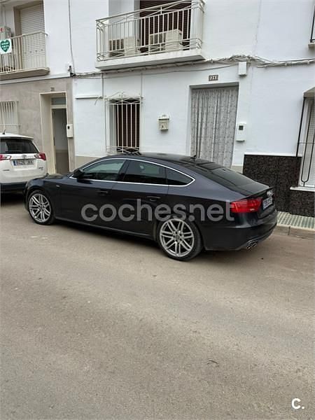 Usado Audi A5 Sportback Advanced 150 CV (110 kW) 2017 Negro Utilitario