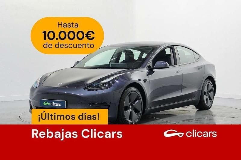 Gris Usado 2022 Tesla Model 3 Long Range Berlina | 29.490 € (Precio justo) - Imagen 1/4