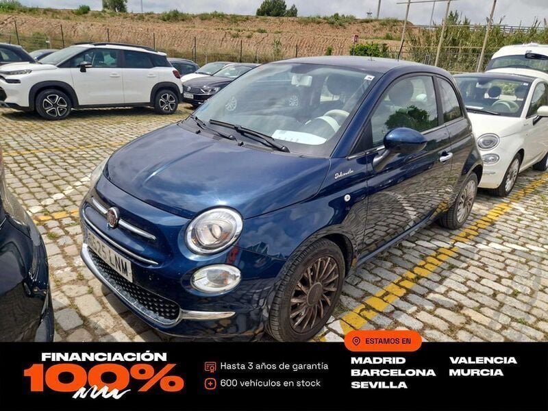 Azul Usado 2021 Fiat 500 Dolcevita Utilitario | 9850 € (Precio justo) - Imagen 1/4