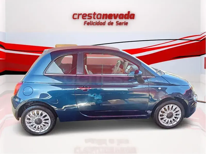 Usado Fiat 500C Dolcevita 70 CV (51 kW) 2022 Azul Descapotable