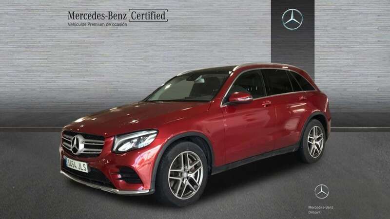 Rojo Usado 2016 Mercedes GLC220 AMG line SUV | 27.900 € (Precio justo) - Imagen 1/4