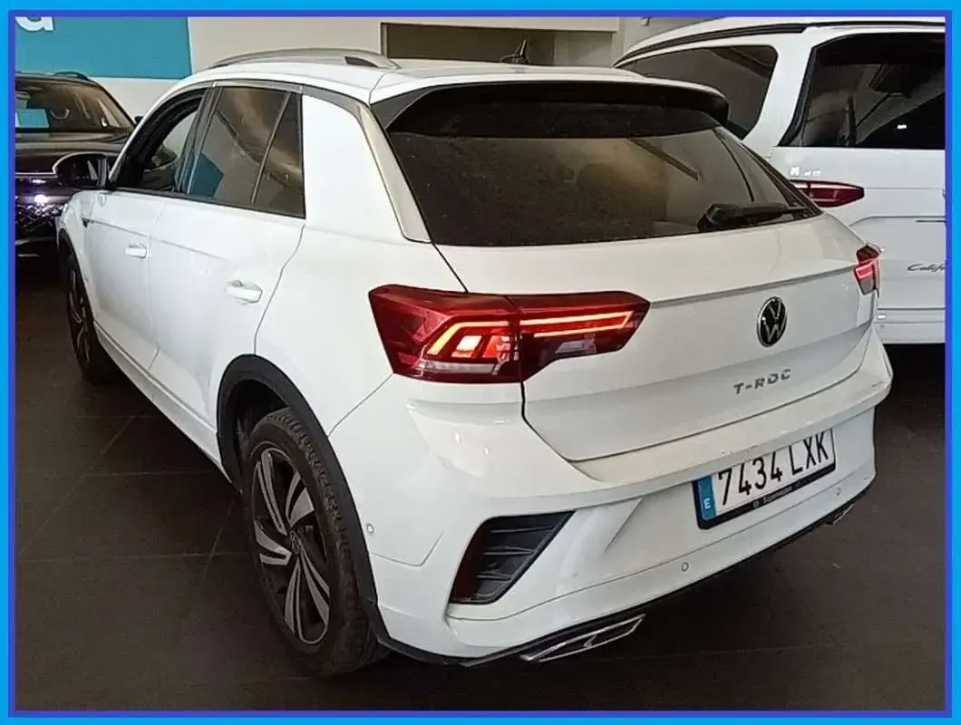 Usado VW T-Roc R-line 150 CV (110 kW) 2022 Blanco SUV