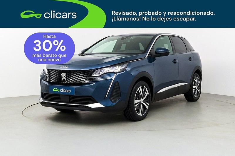 Usado Peugeot 3008 Allure 130 CV (95 kW) 2021 Azul SUV