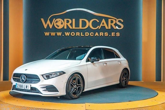 Usado Mercedes A200 AMG line 150 CV (110 kW) 2022 Blanco Berlina