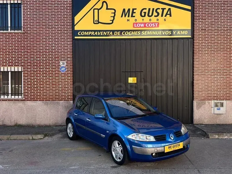 Usado Renault Mégane II Dynamique 120 CV (88 kW) 2002 Azul Berlina