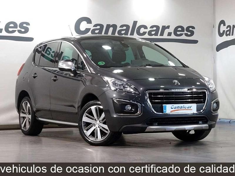 Usado Peugeot 3008 Allure 121 CV (88 kW) 2015 Gris Monovolumen
