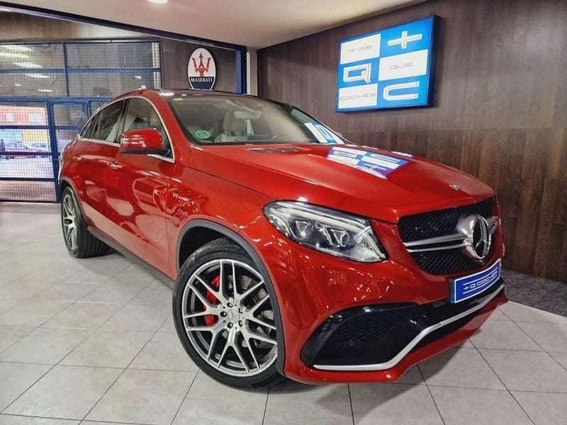 Usado Mercedes GLE63 AMG AMG 585 CV (430 kW) 2016 Rojo Coupe
