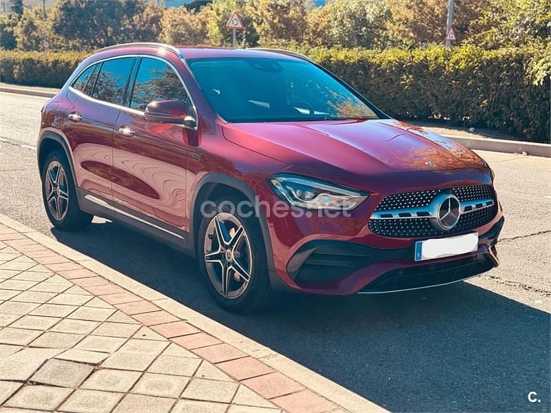 Rojo Usado 2021 Mercedes GLA250 SUV | 31.900 € (Precio justo) - Imagen 1/4