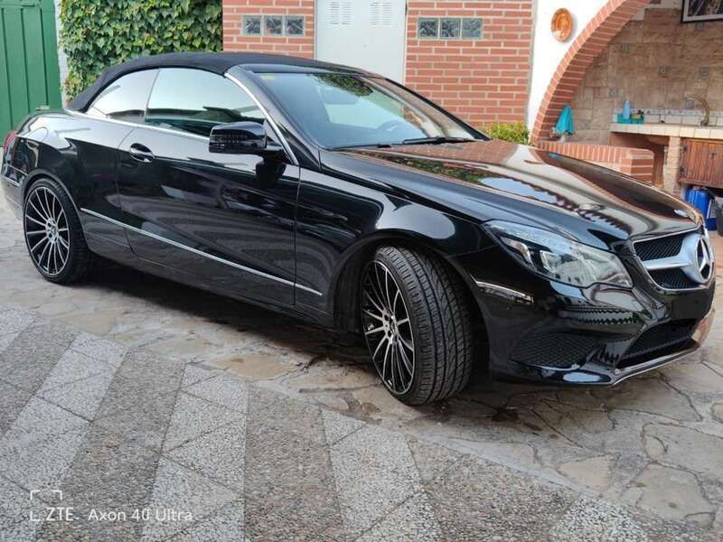 Negro Usado 2015 Mercedes E350 Descapotable | 25.490 € (Precio justo) - Imagen 1/4