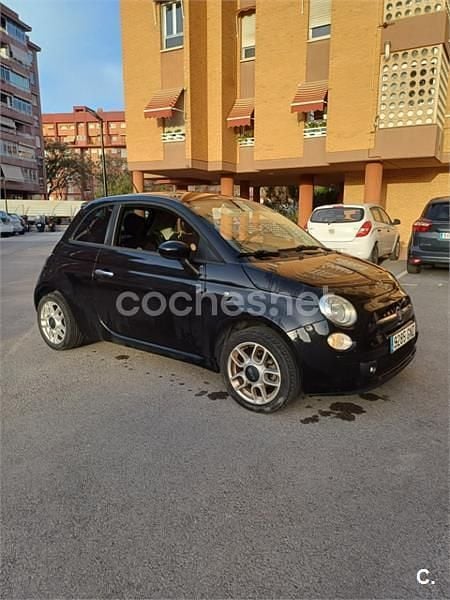Usado Fiat 500 Sport 75 CV (55 kW) 2010 Negro Berlina