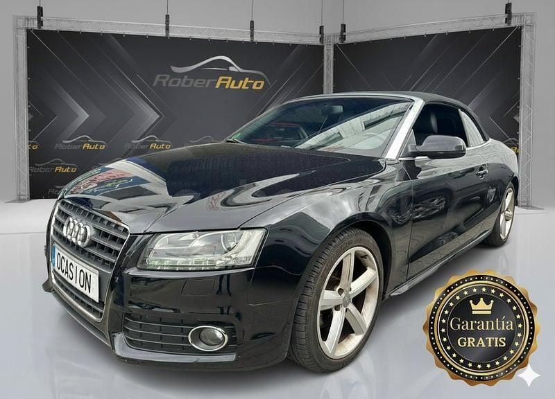 Usado Audi A5 Cabriolet S-Line 180 CV (132 kW) 2010 Negro Descapotable
