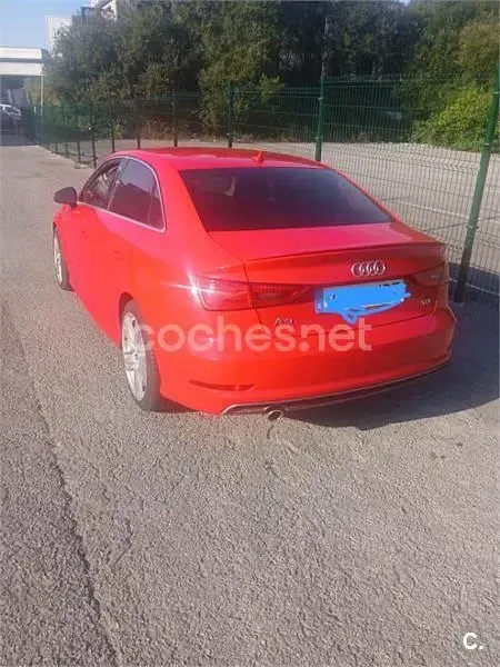 Usado Audi A3 S-Line 110 CV (80 kW) 2016 Rojo Berlina
