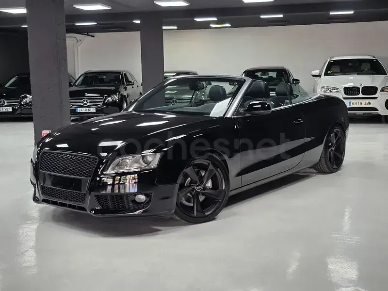 Usado Audi A5 Cabriolet S-Line 170 CV (125 kW) 2009 Negro Descapotable