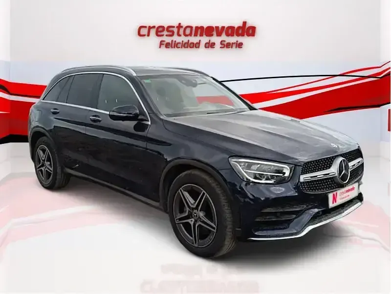 Usado Mercedes GLC300 245 CV (180 kW) 2022 Azul SUV