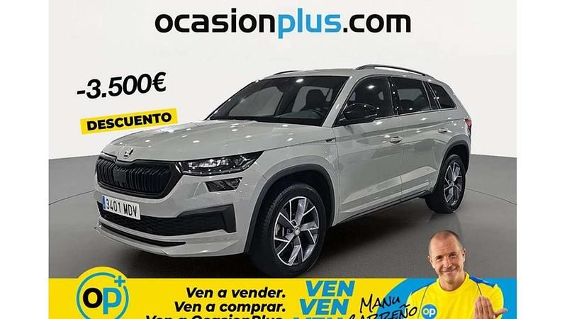 Usado Skoda Kodiaq SportLine 150 CV (110 kW) 2023 Gris SUV