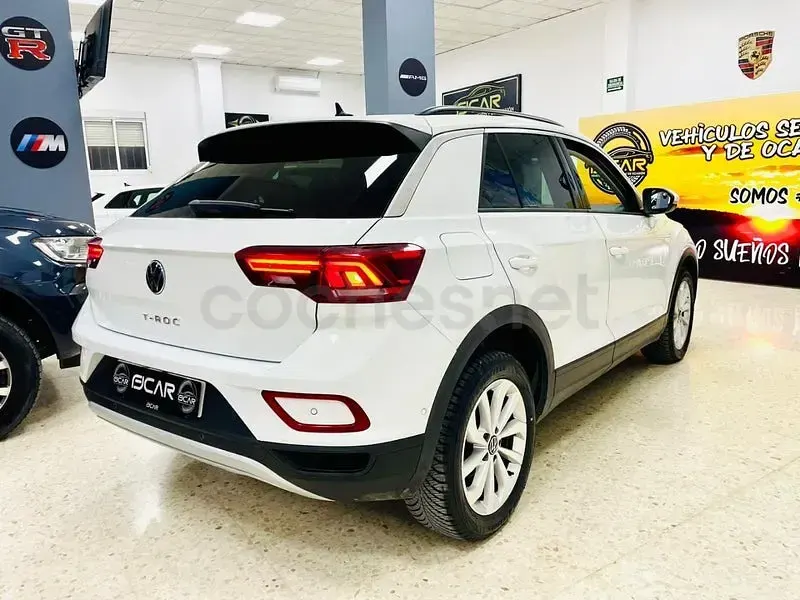 Usado VW T-Roc Life 115 CV (84 kW) 2023 Blanco SUV